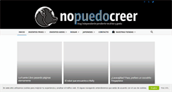 Desktop Screenshot of nopuedocreer.com